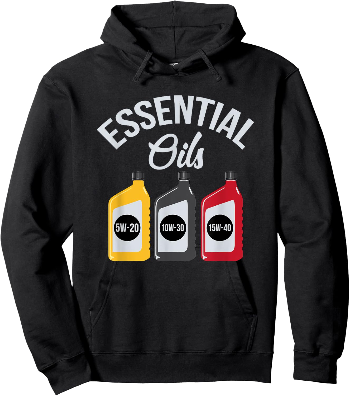 Essential Oils Funny Car Mechanic Oil Change Hoodie - Hoodie | Black