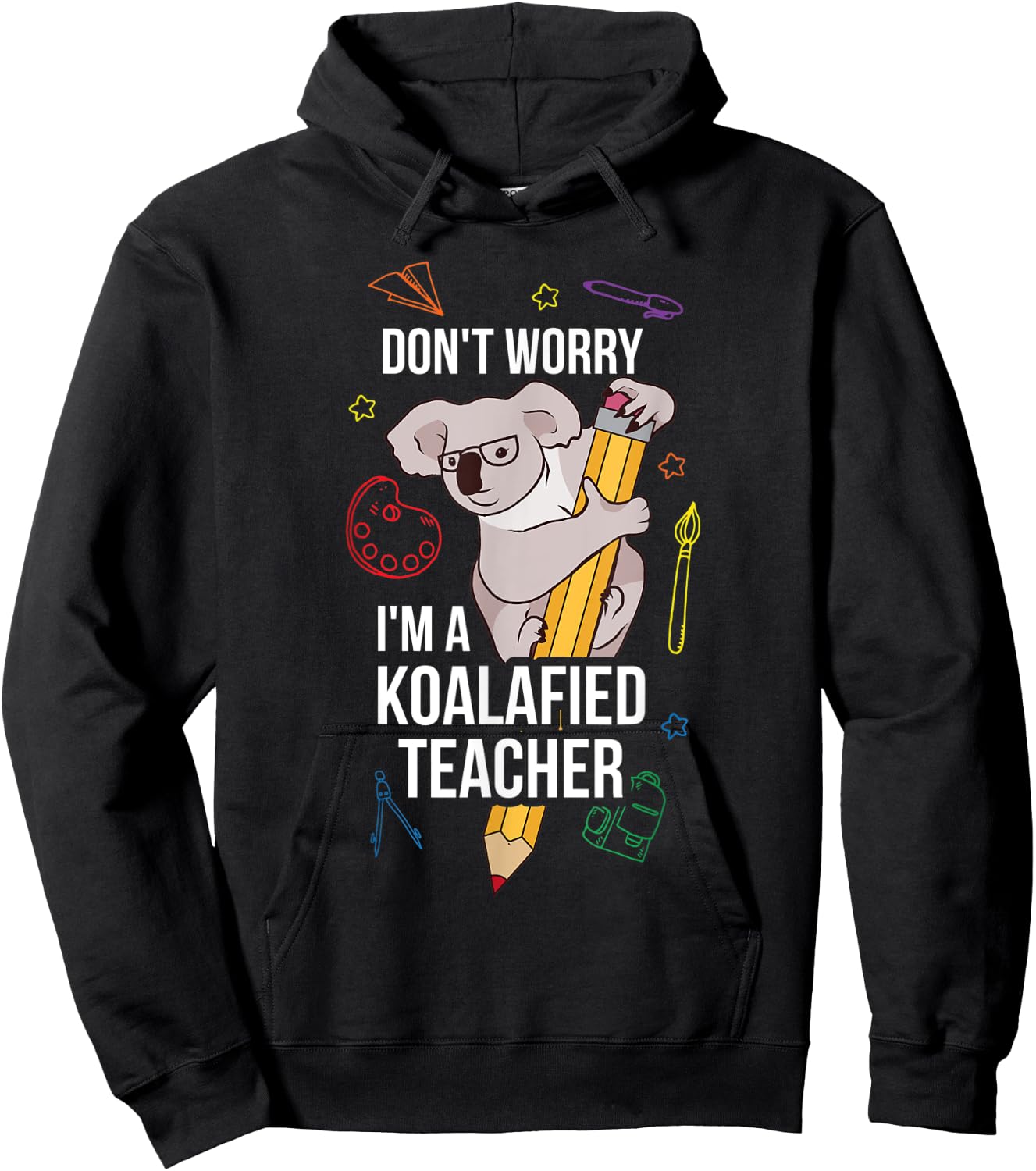 Koalafied Teacher Hoodie - Hoodie | Black