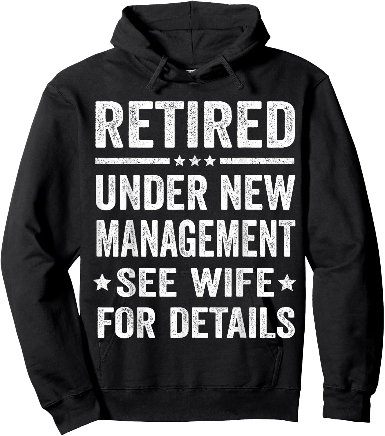 Funny Retirement Party Dad Humor Retired Husband Gift Hoodie - Hoodie | Black