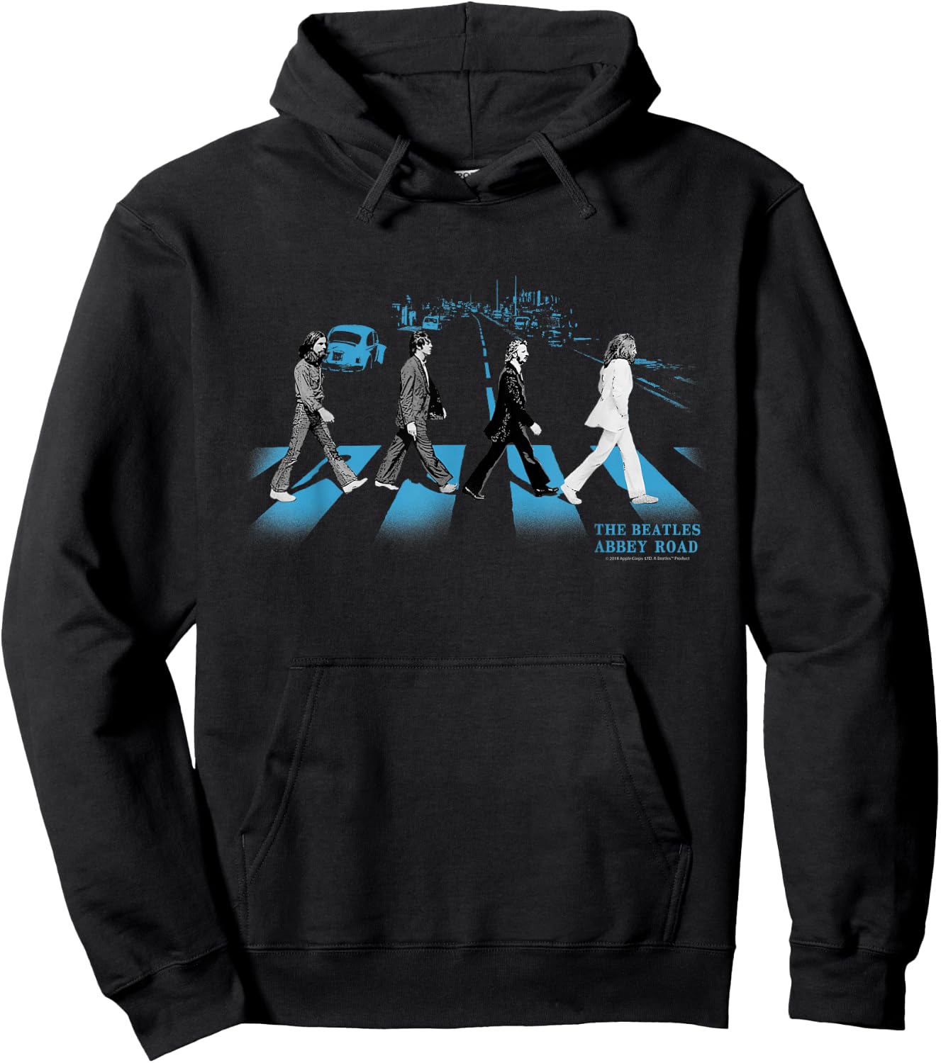 The Beatles - Abbey Road street blues Hoodie - Hoodie | Black