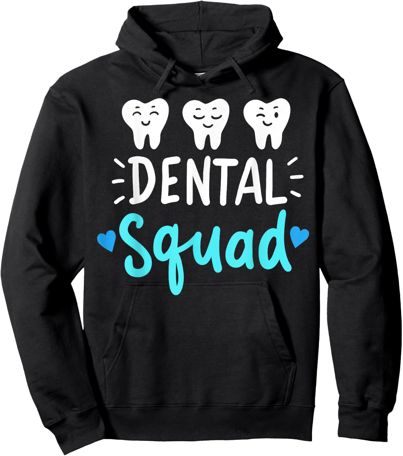 Dental Squad Dentist Hygienist Dentistry Student Gift Hoodie - Hoodie | Black