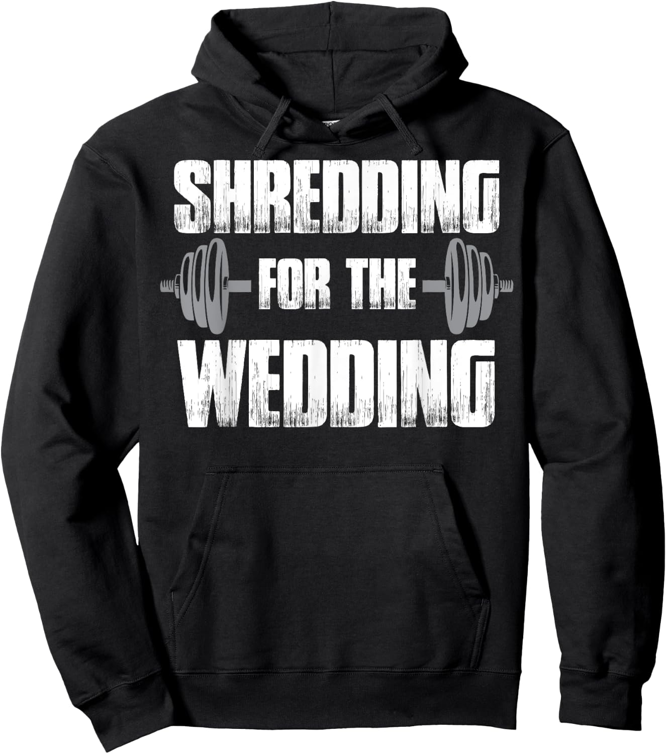 Matching Couples Workout Shredding for the Wedding His & Her Hoodie - Hoodie | Black