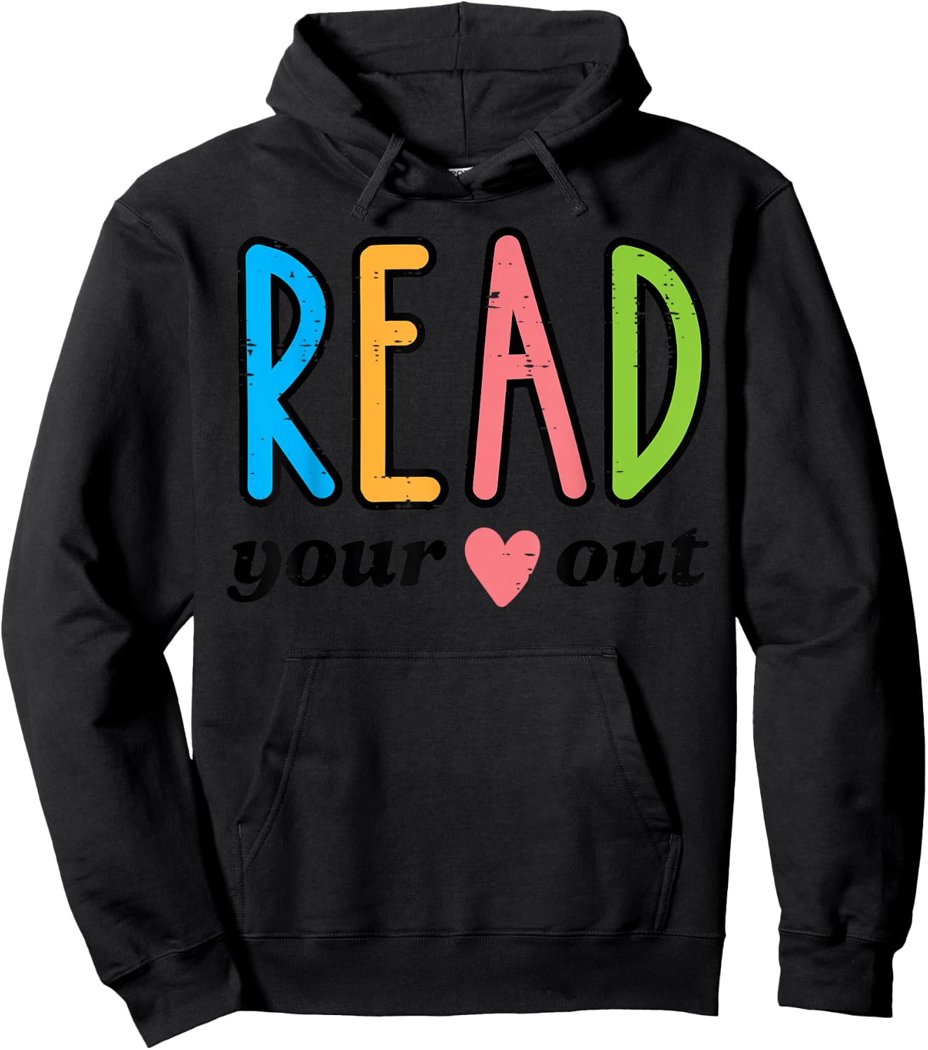 Read Your Heart Read Reading Librarian Book Across America Hoodie - Hoodie | Black
