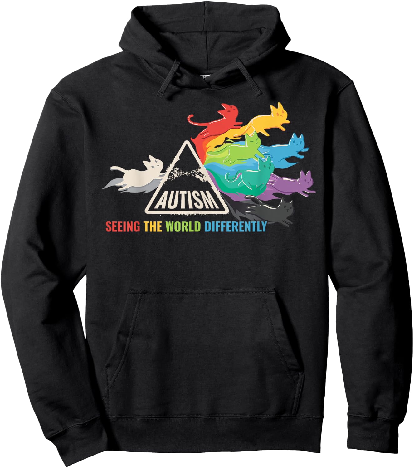 Autism Seeing The World Differently Hoodie - Hoodie | Black