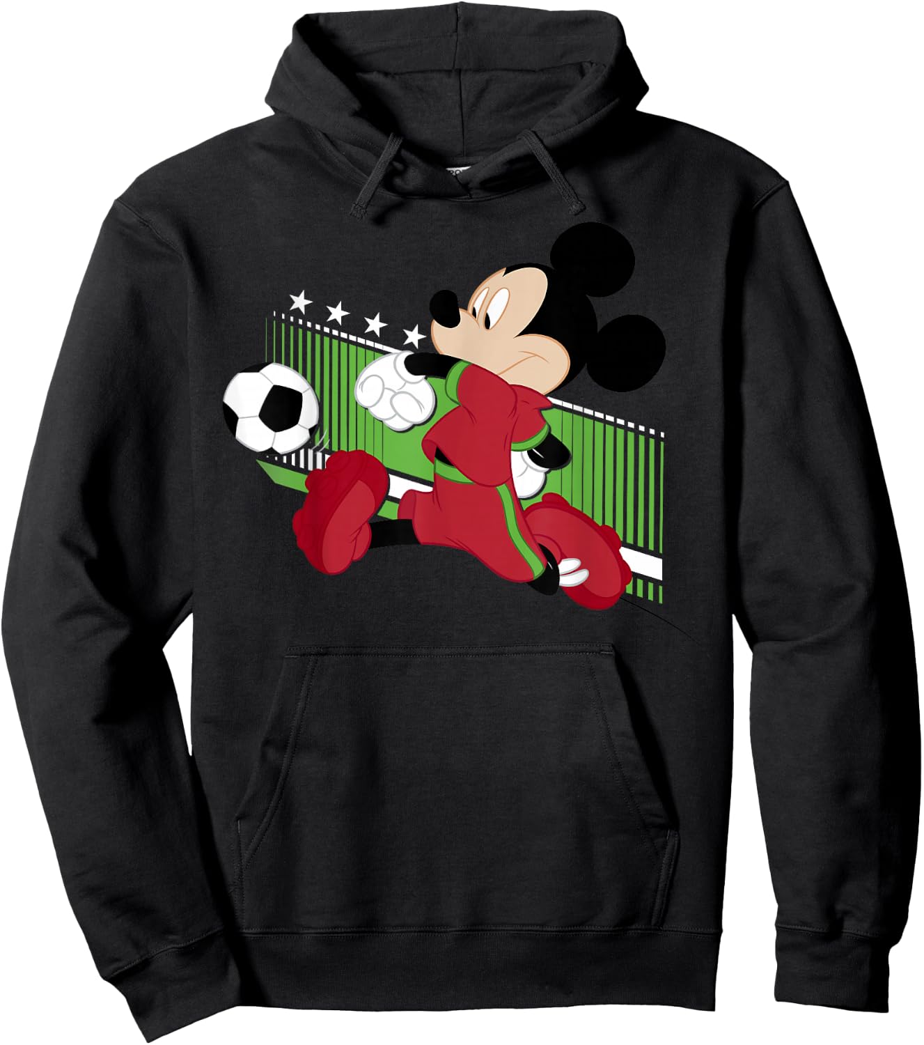 Disney Mickey and Friends Mickey Mouse Portugal Soccer Hoodie - Hoodie | Black