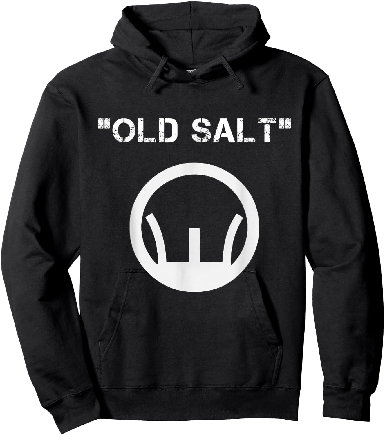 Old Salt | Military Veteran Salty Hoodie - Hoodie | Black