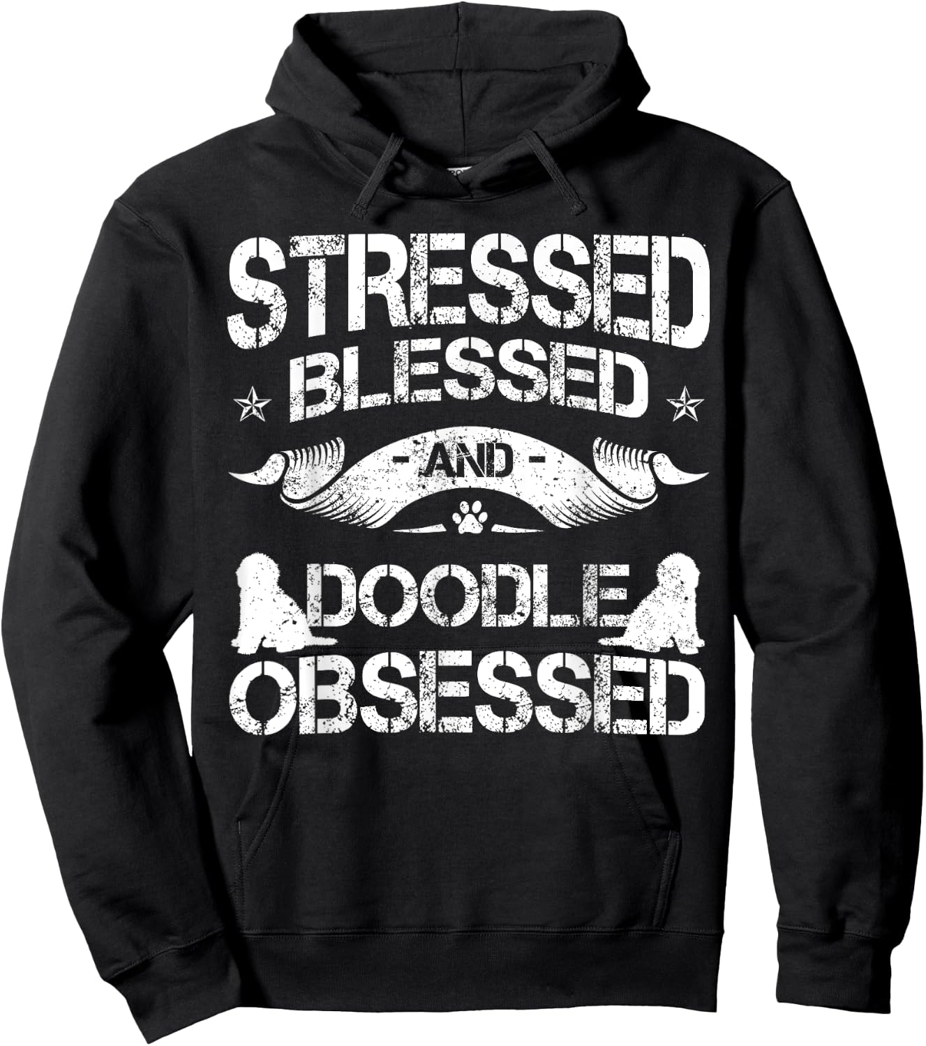 Doodle Lover Goldendoodle Groodie Dog Owner Crossbreed Breed Men Women Girls Kids Hoodie - Hoodie | Black