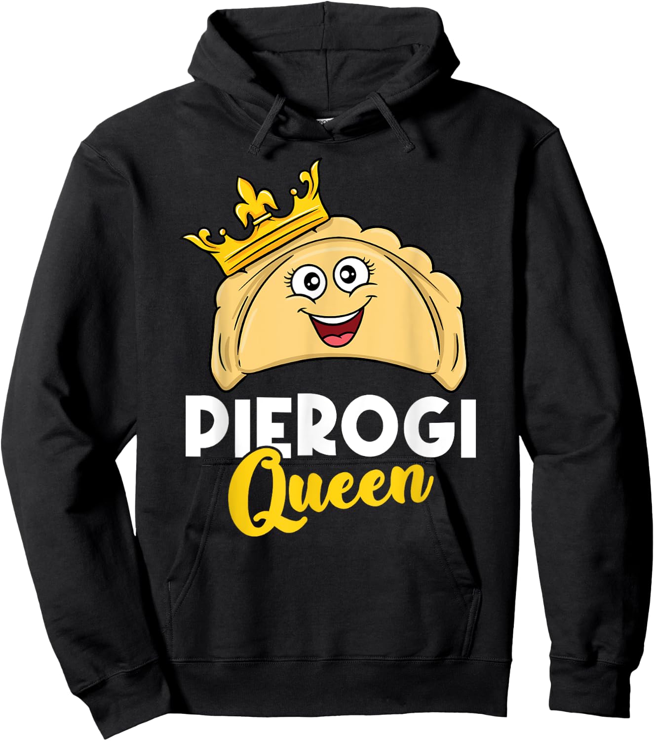 Pierogi Queen Hoodie - Hoodie | Black