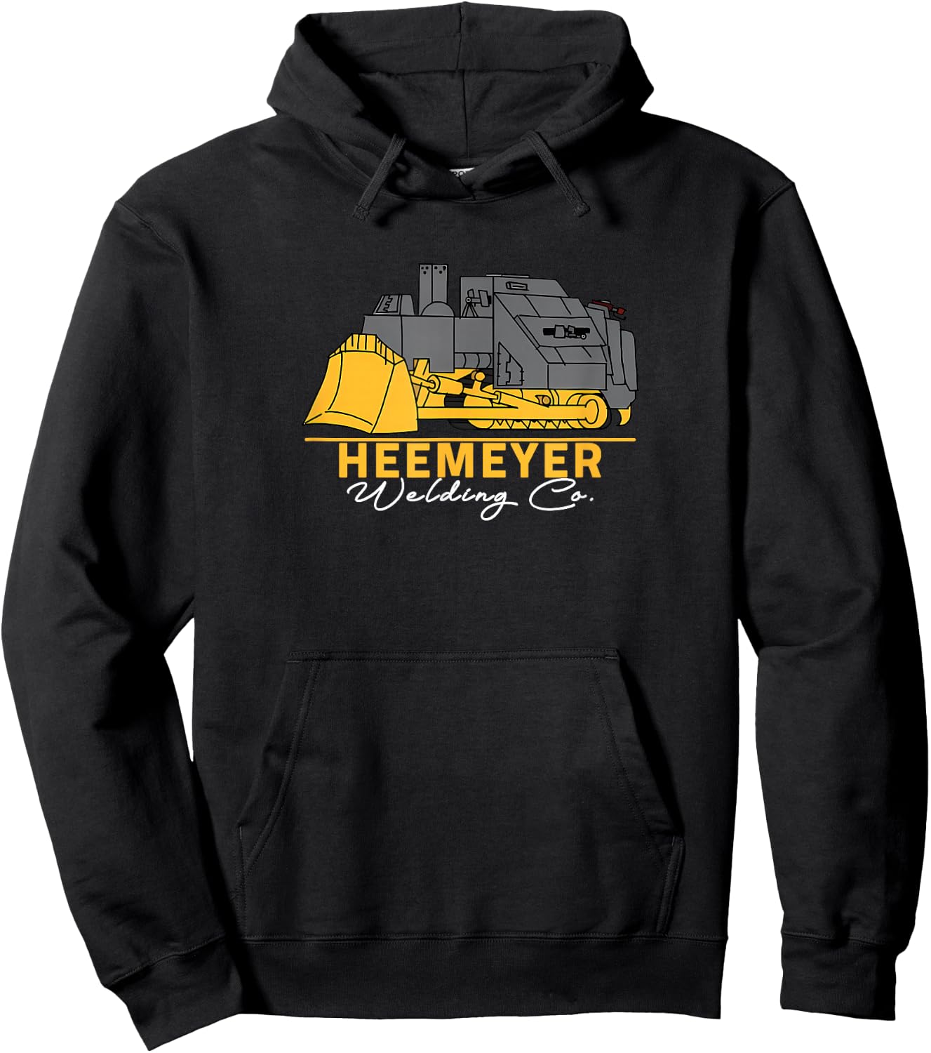 Heemeyer Welding Company Bulldozer Equipment Heavy Machinery Hoodie - Hoodie | Black