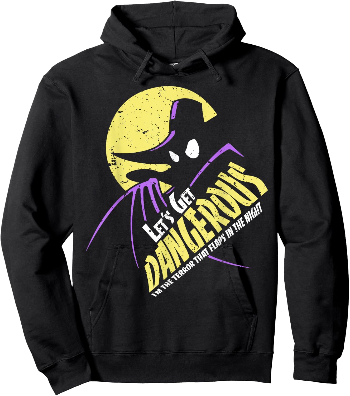 Cartoon Let's Get Dangerous Noir Hoodie - Hoodie | Black