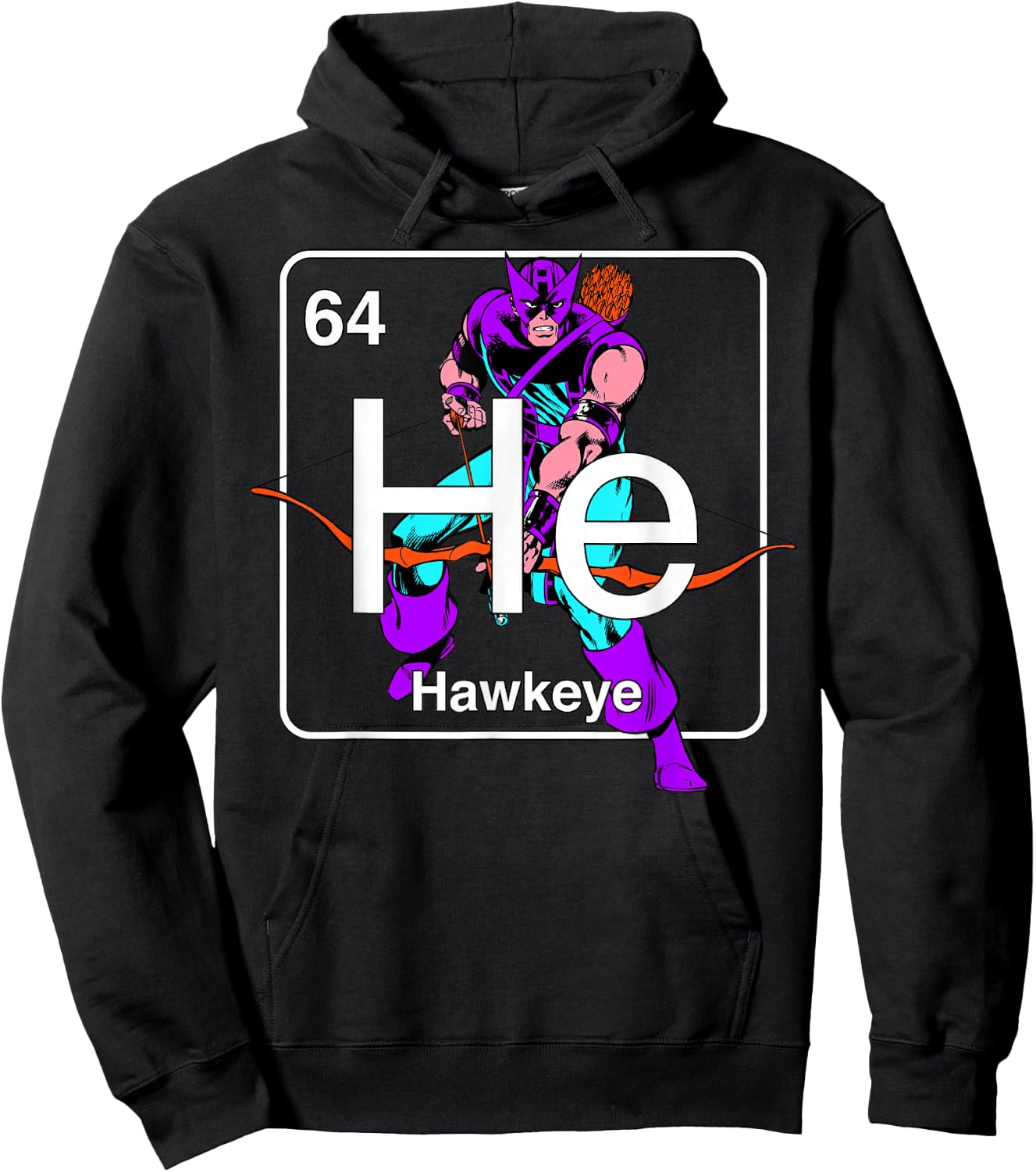 Marvel Avengers Hawkeye Element Hoodie - Hoodie | Black