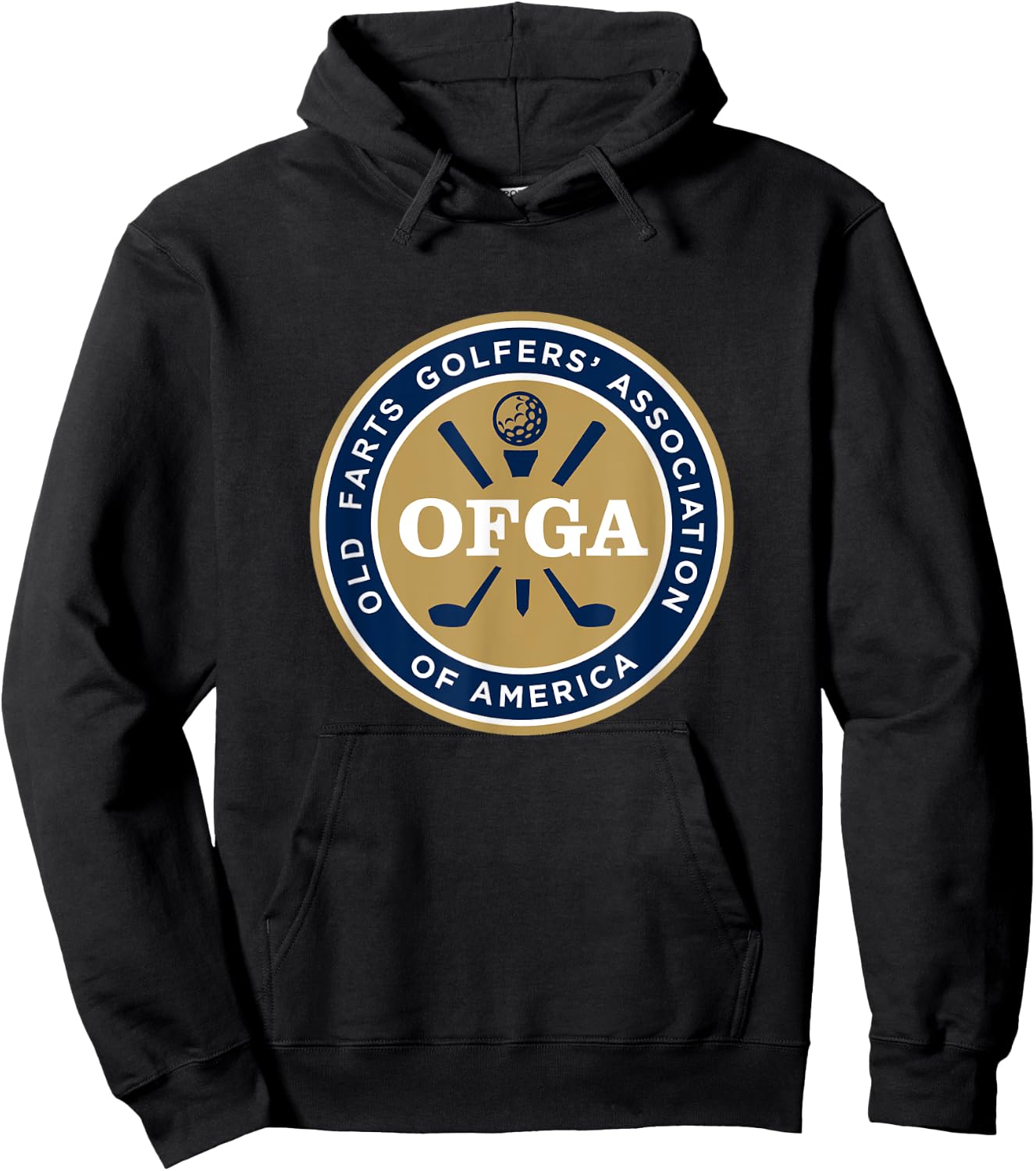 OFGA Old Farts Golfers Association funny senior golf Hoodie - Hoodie | Black