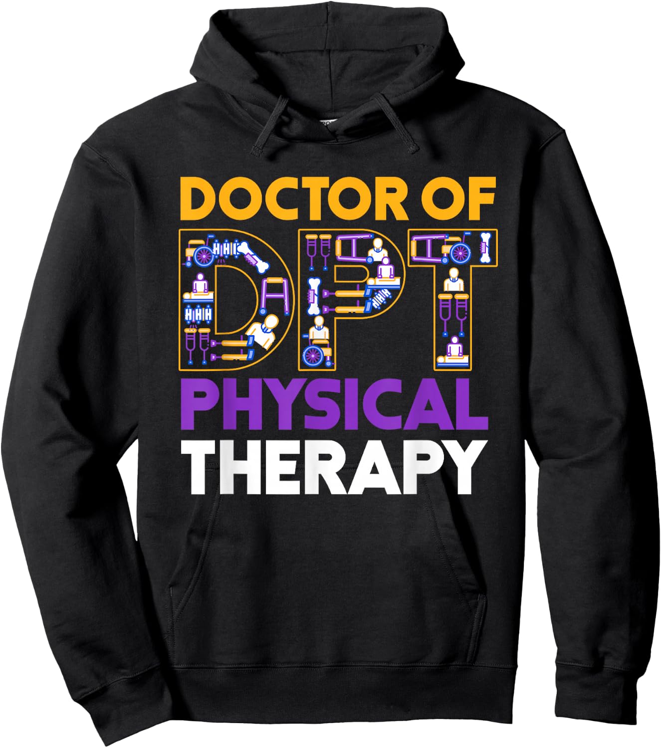 Physiotherapist Practice Doctor Gift Physiotherapy Hoodie - Hoodie | Black