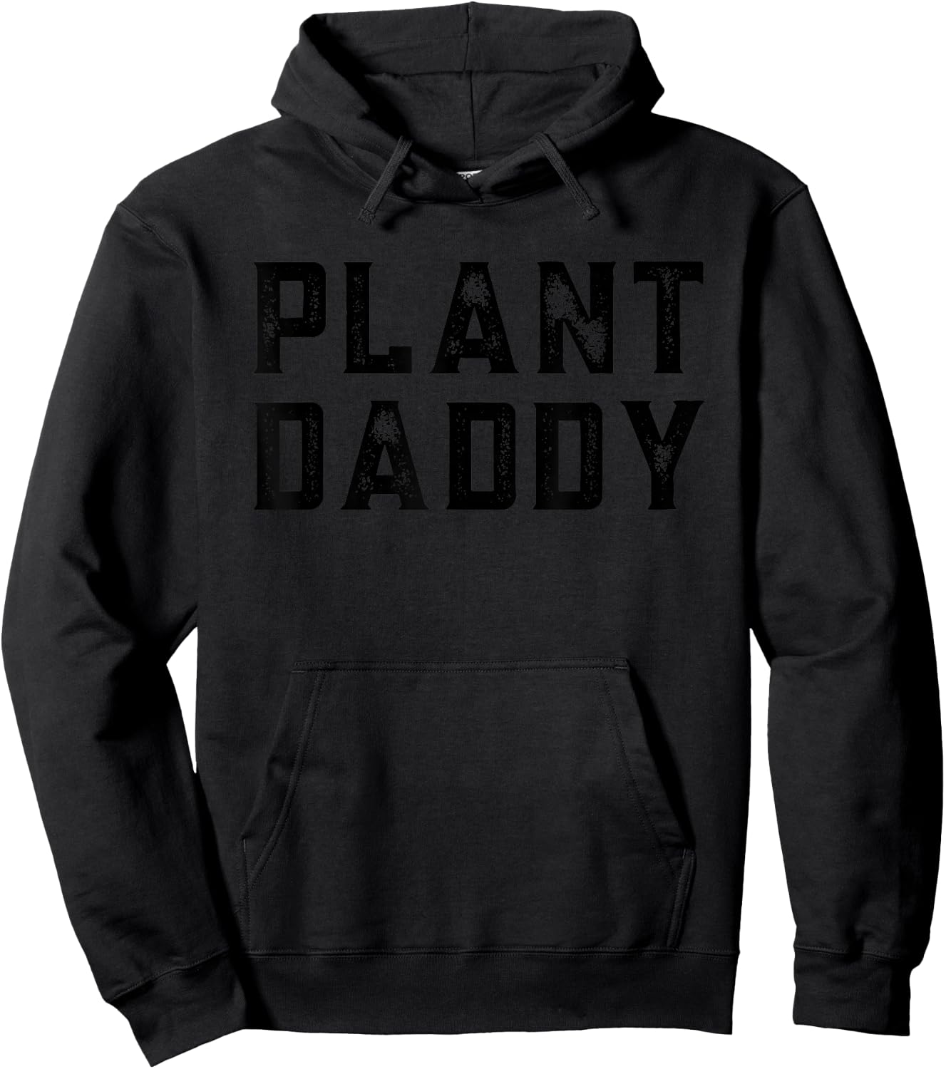 Plant Daddy Dad Gardener Funny Fathers Day Gardening Vintage Hoodie - Hoodie | Black
