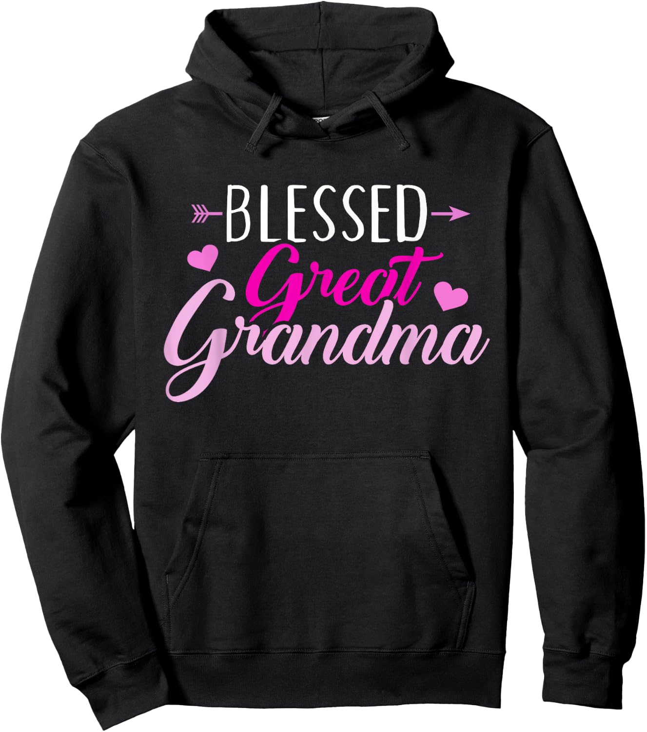 Blessed Great Grandma Hoodie - Hoodie | Black