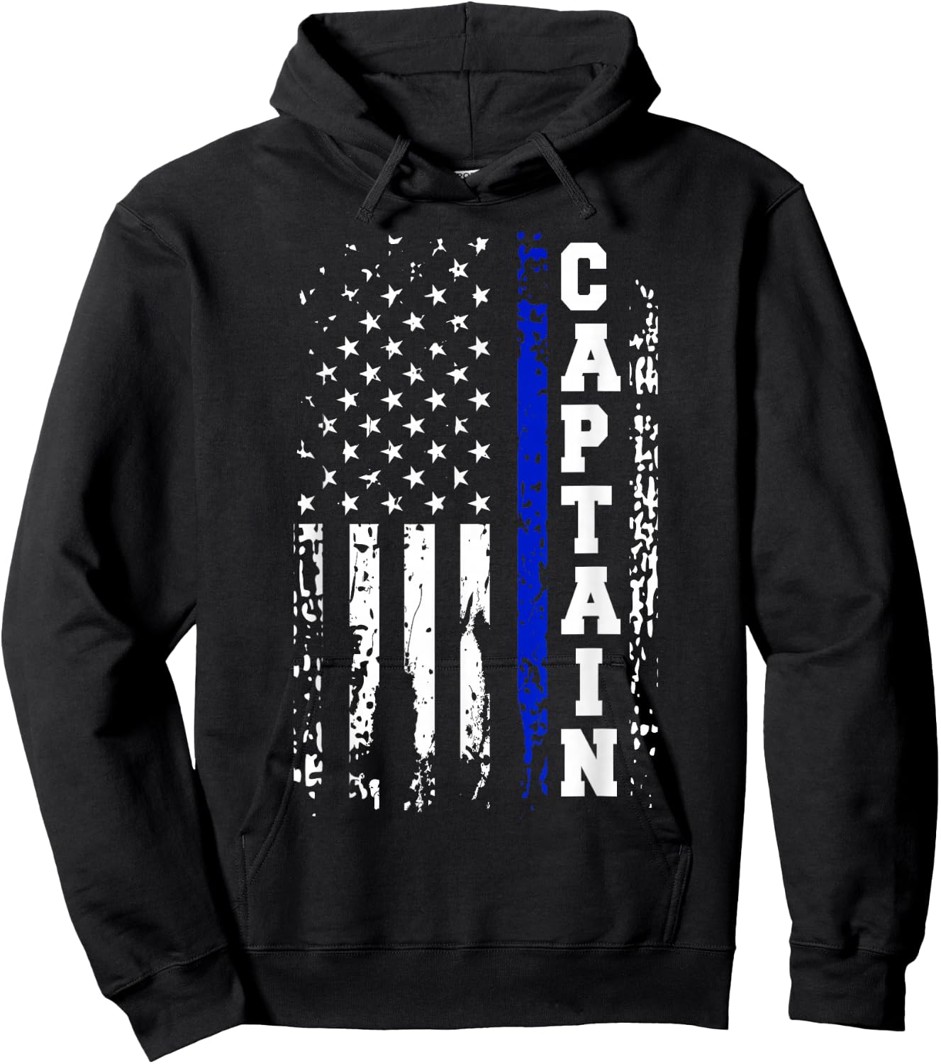 Police Captain Shirt Police Rank Captain Gift Hoodie - Hoodie | Black