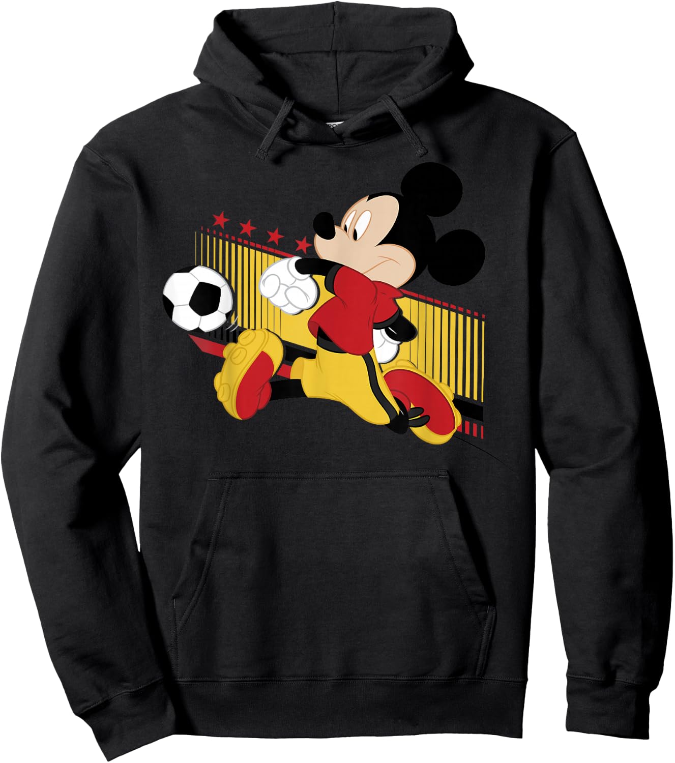 Disney Mickey And Friends Mickey Mouse Germany Soccer Hoodie - Hoodie | Black