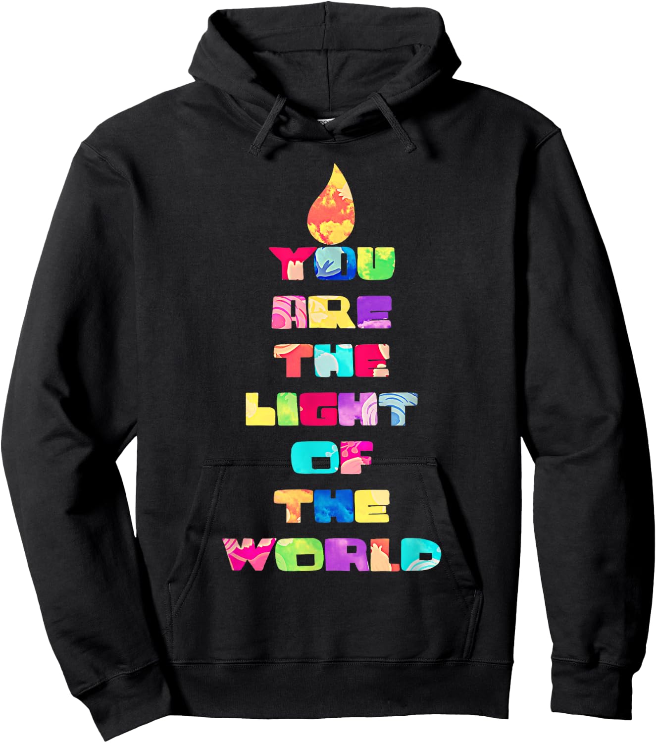 Light of the World Godspell Inspired Musical Theater Hoodie - Hoodie | Black