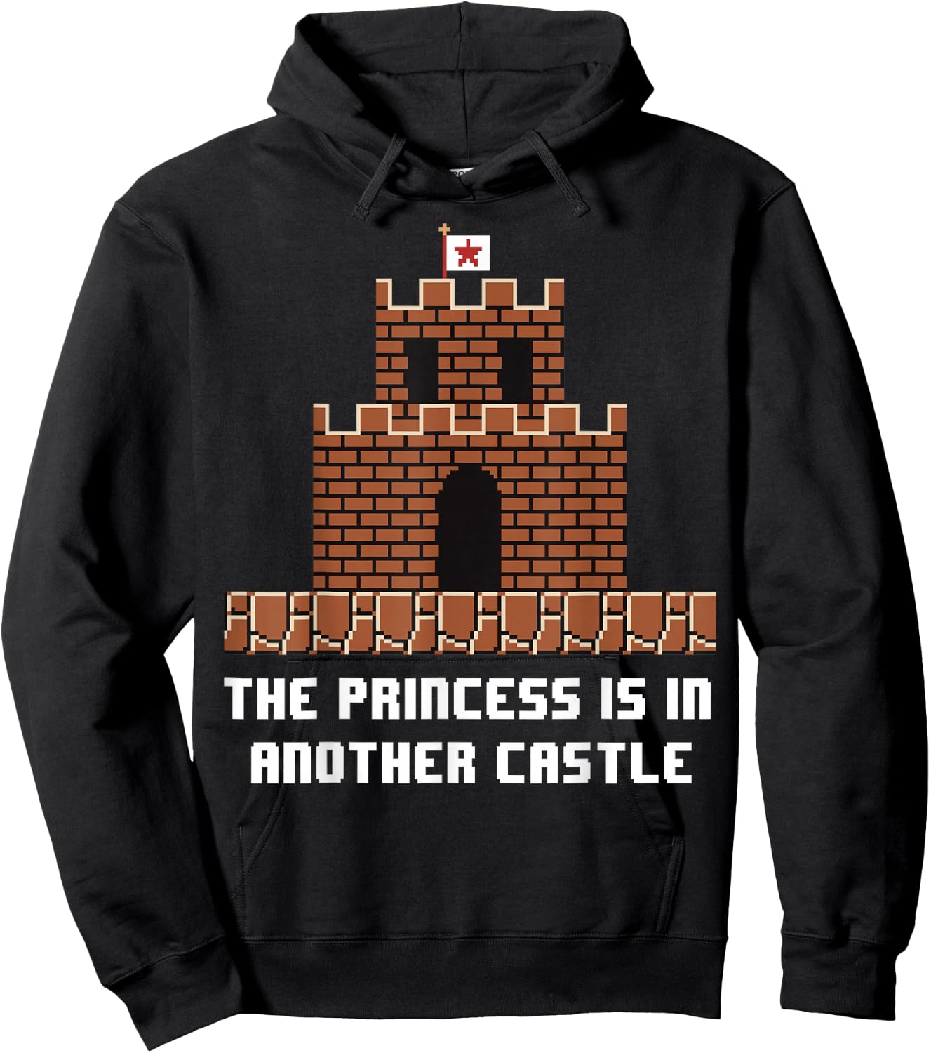 Super Mario The Princess Is In Another Castle Hoodie - Hoodie | Black