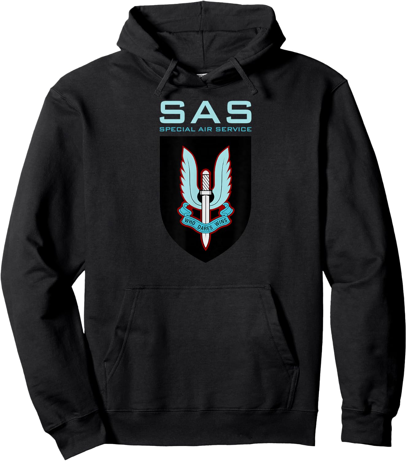 Uk Sas Special Air Service British Army Special Forces Hoodie - Hoodie | Black