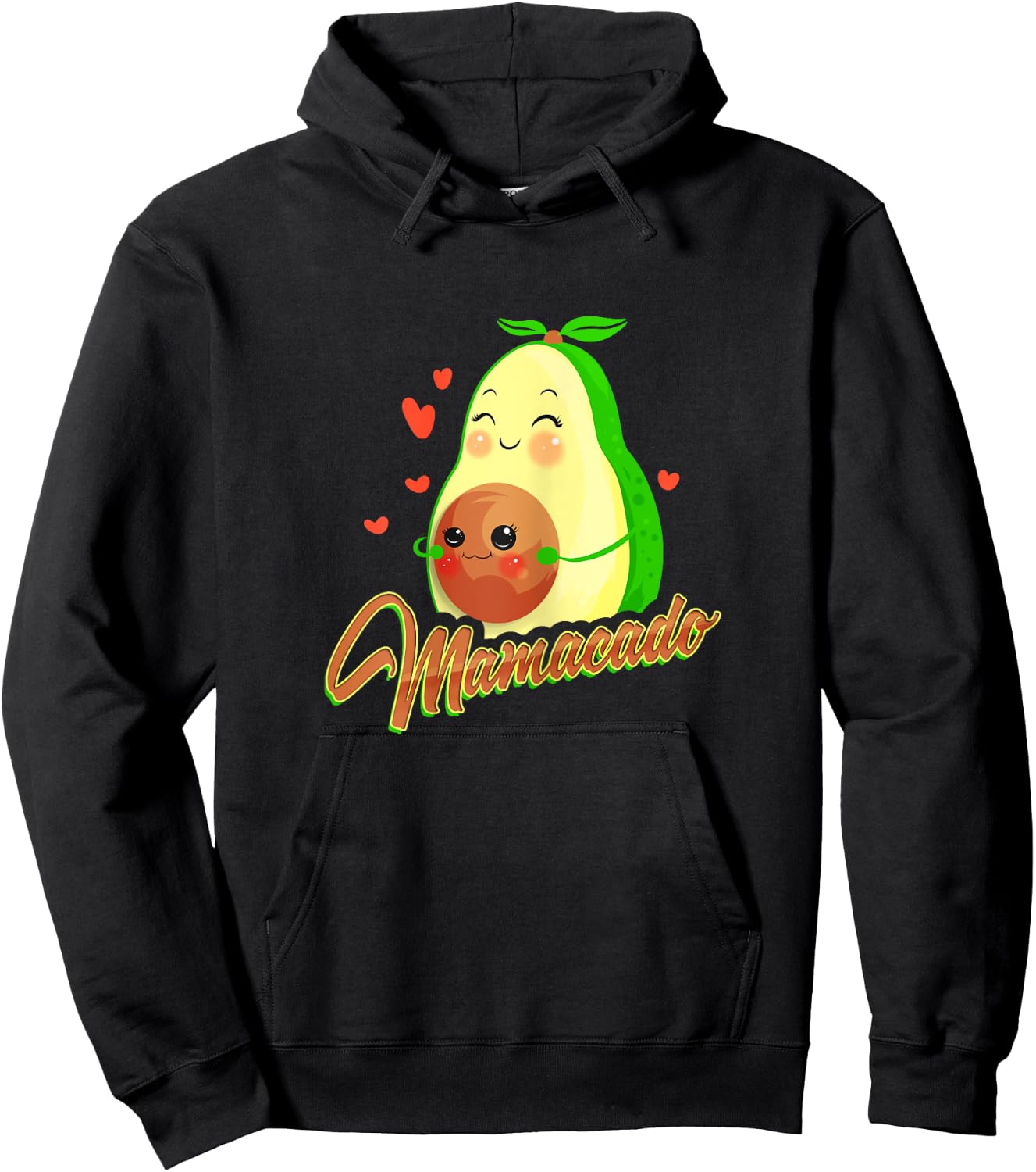 Mother Avocado Gift Baby Birth Party Cinco De Mayo Hoodie - Hoodie | Black