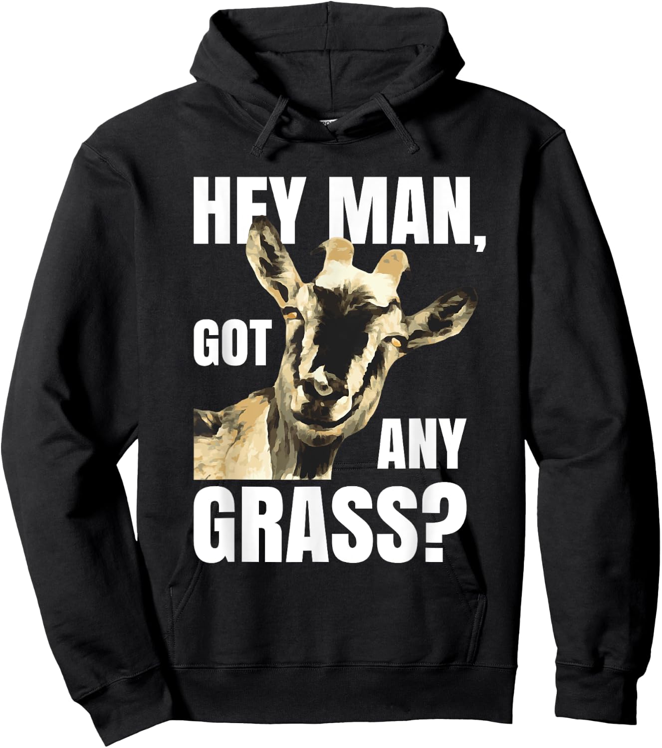 Farm Animal Pun Goat Shirts | Pets Meme Funny Goat Hoodie - Hoodie | Black