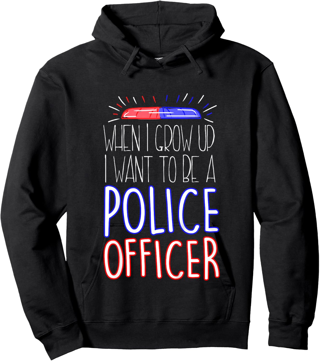 Future Police Officer Hoodie - Hoodie | Black