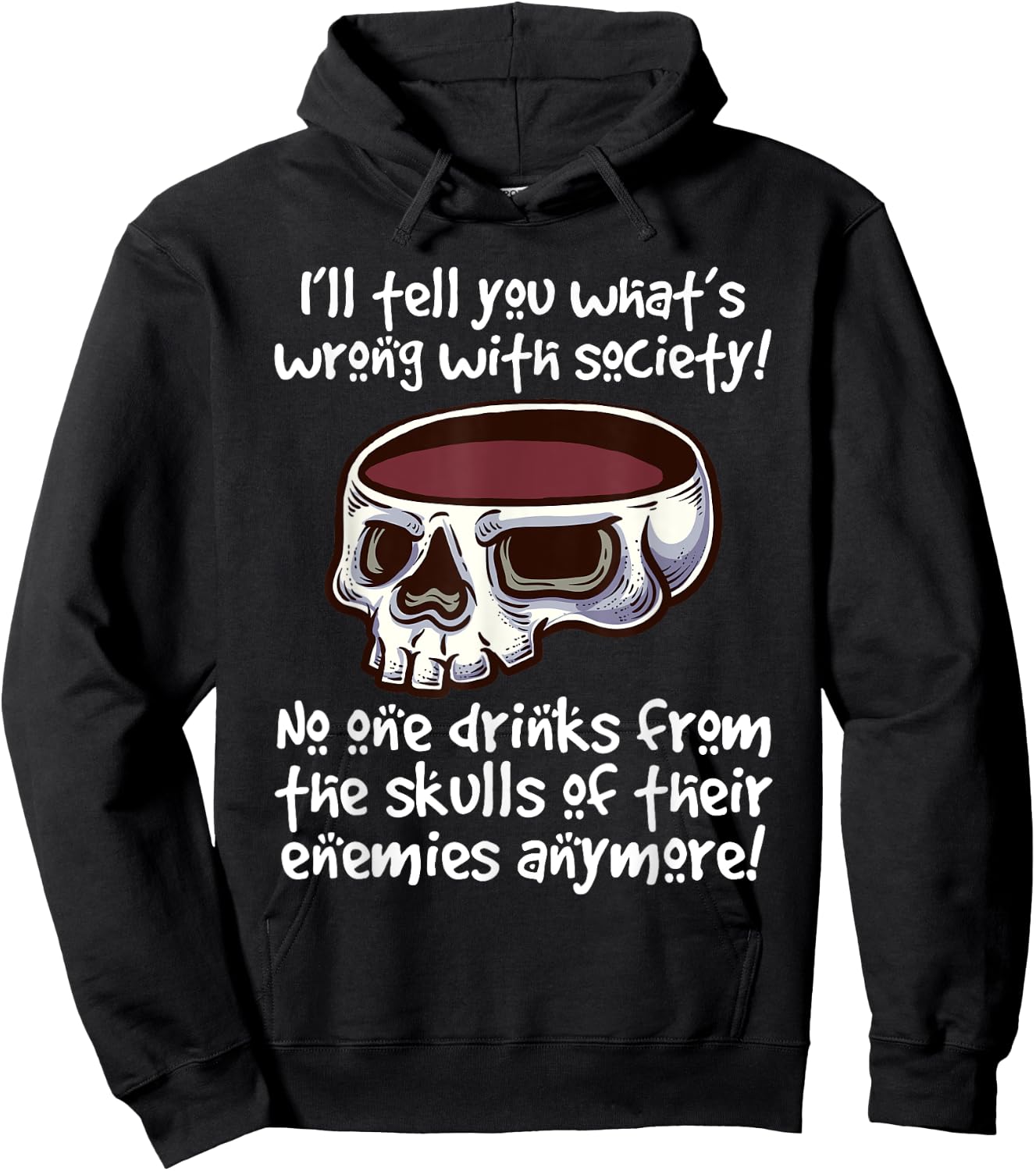 Fake company drink from your enemies' skull Hoodie - Hoodie | Black