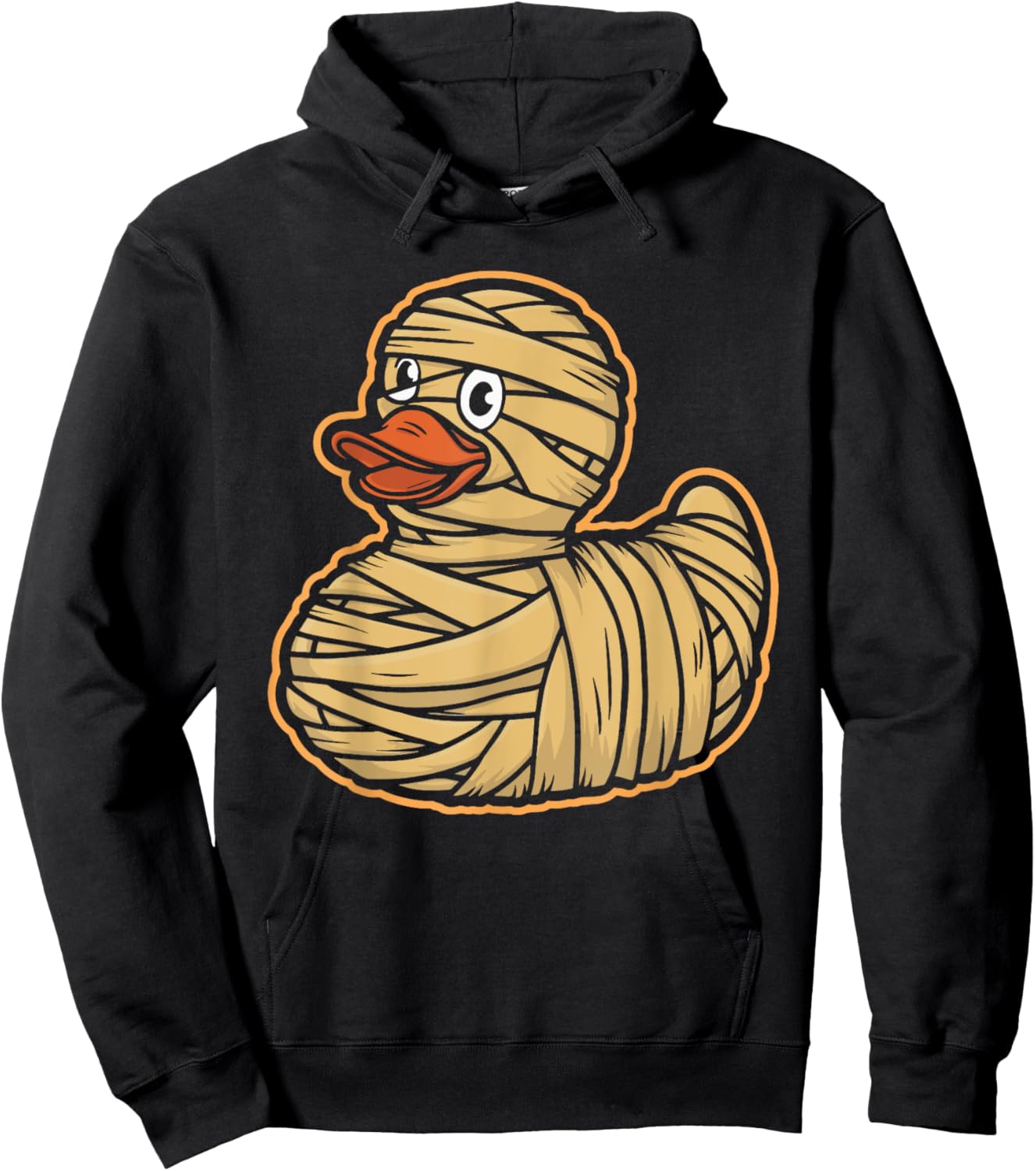 Rubber Duck Mummy Costume Party Rubber Duckie Hoodie - Hoodie | Black