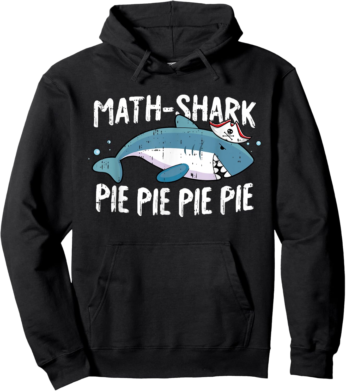Shark Pi Day Funny Pie Math Symbols Teacher Student Gifts Hoodie - Hoodie | Black