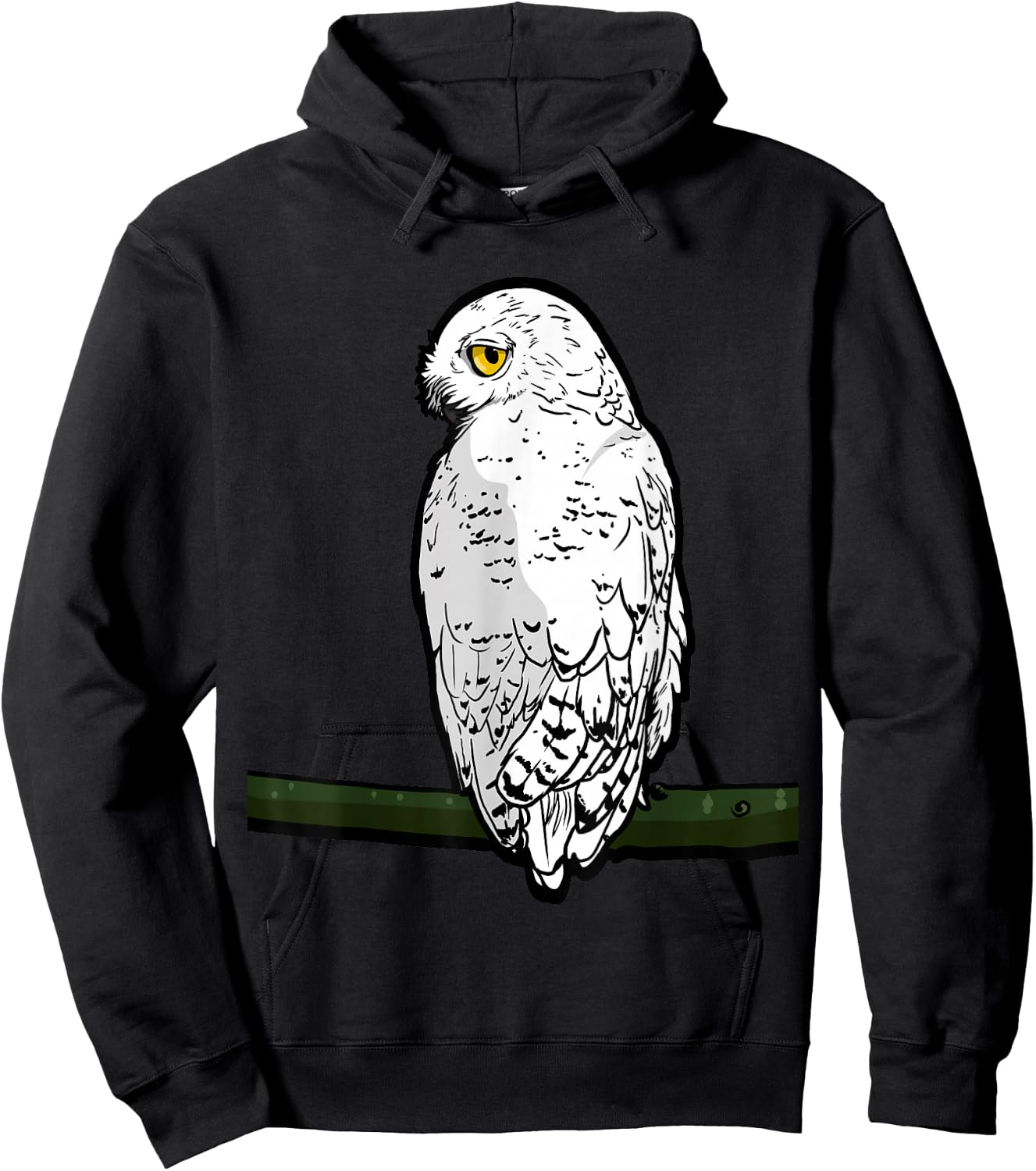 Snow Owl Gift Hoodie - Hoodie | Black