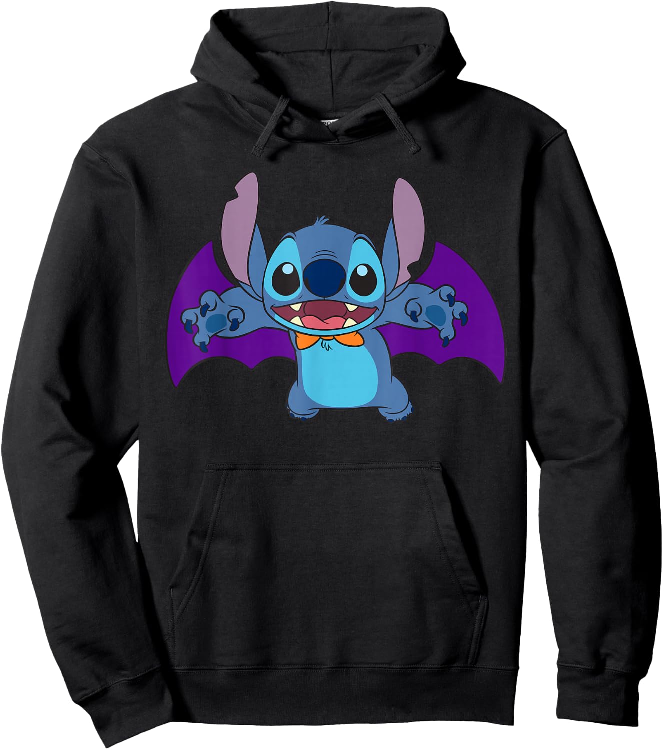 Disney Stitch Halloween Bat Costume Hoodie - Hoodie | Black