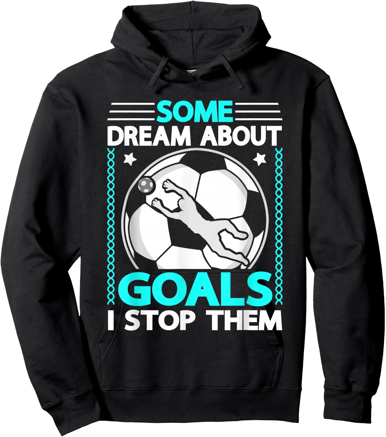 Kids Goalkeeper Soccer Goalie Hoodie - Hoodie | Black