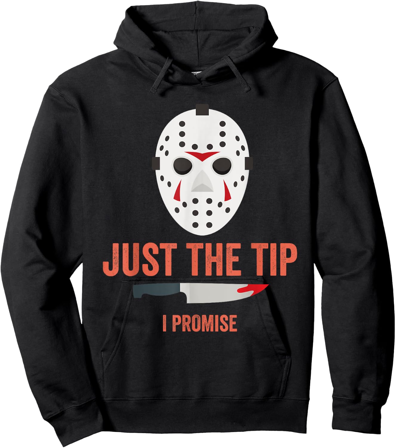 Just The Tip I Promise Funny Halloween Costume Hoodie - Hoodie | Black