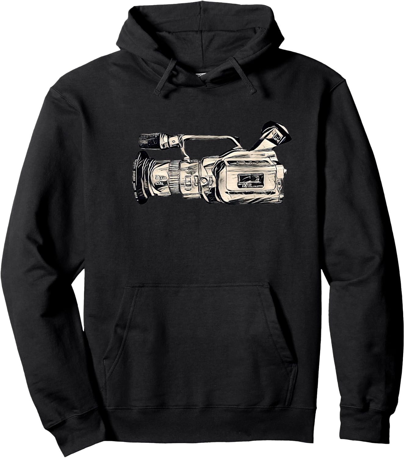 VX1000 Iconic Skateboard Video Camera Hoodie - Hoodie | Black