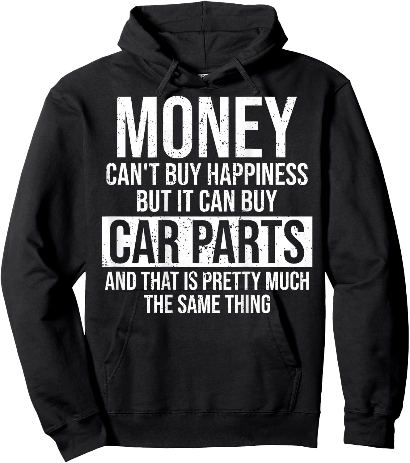 Can Buy Car Parts Funny Car Guy Mechanic Garage Gift Hoodie - Hoodie | Black