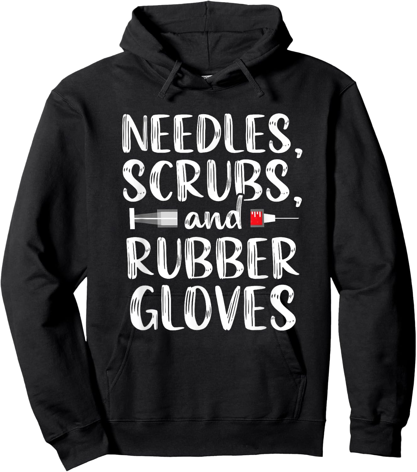Needles Dialysis Technician Tech Nephrology Funny Women Hoodie - Hoodie | Black