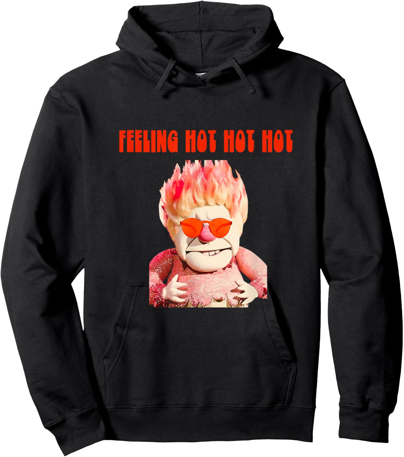 Hot Weather Miser Humorous Heat Funny Hoodie - Hoodie | Black