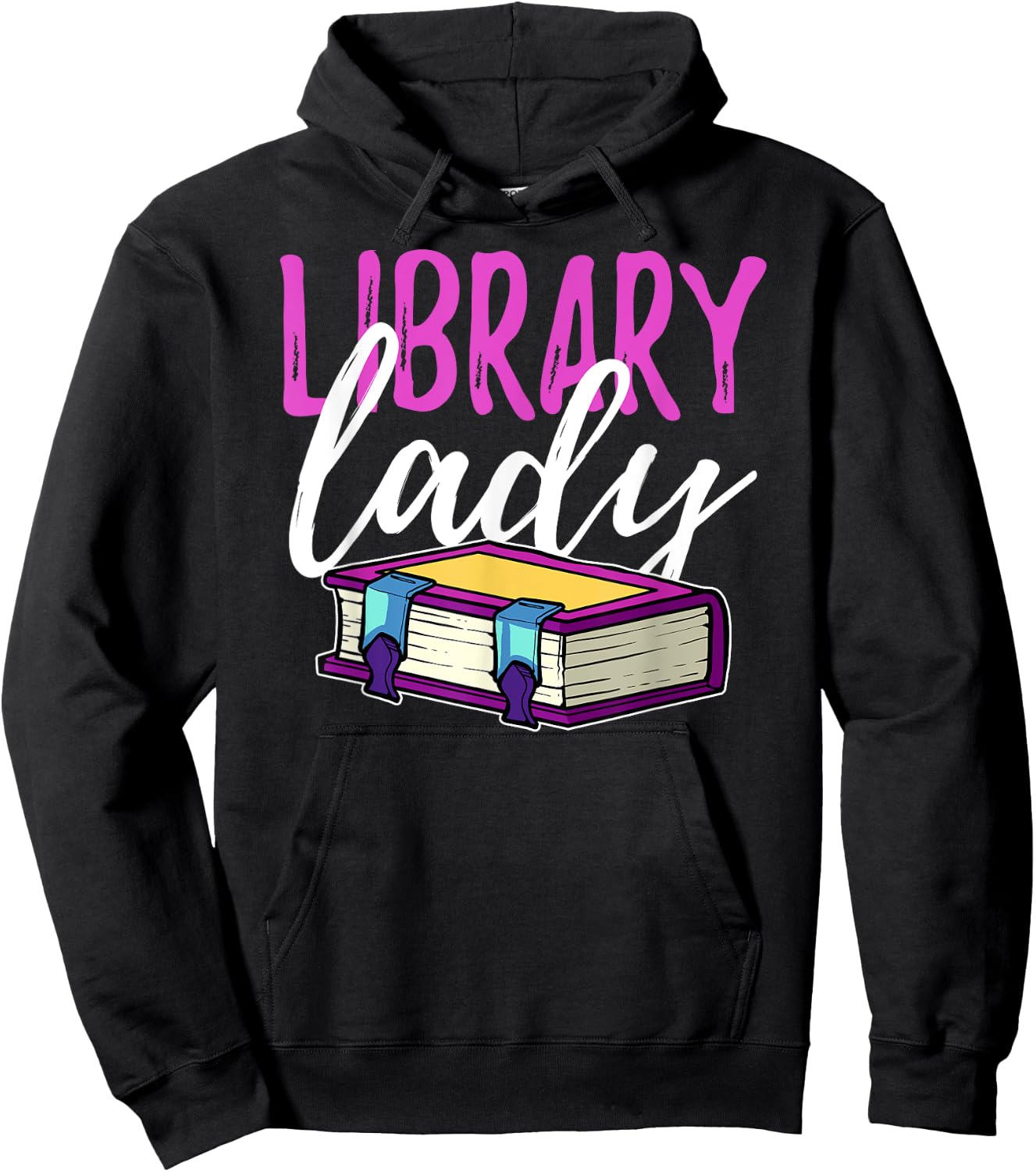Librarian Library Reading Bookworm Books Hoodie - Hoodie | Black