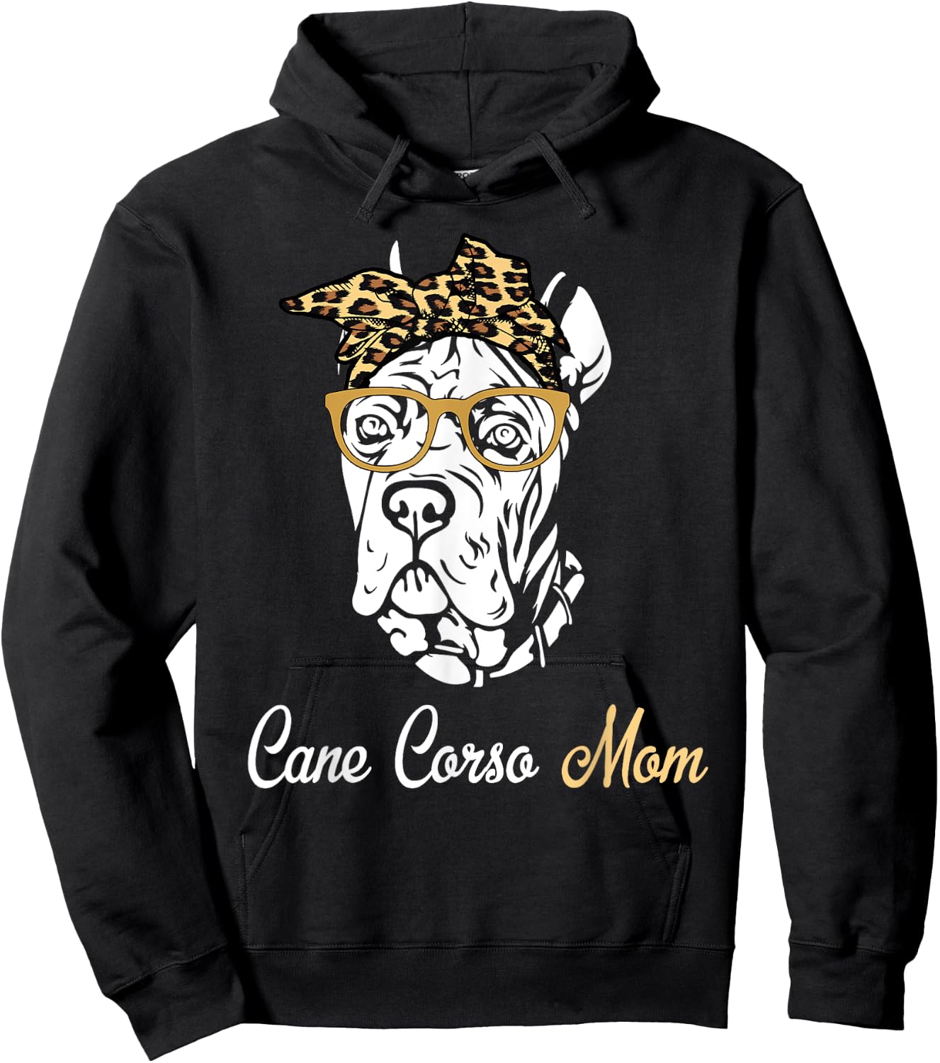 Birthday and Mother's day Gift-Cane Corso Mom Hoodie - Hoodie | Black