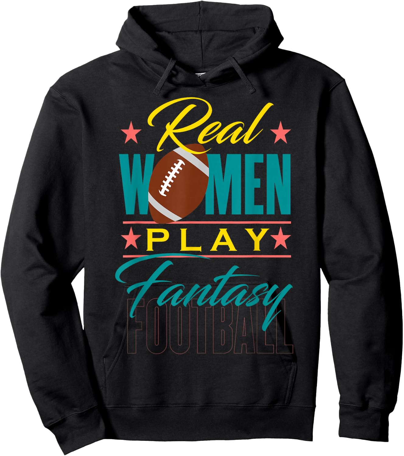 Fantasy Football Real Women Cute Design for a Kit Hoodie - Hoodie | Black