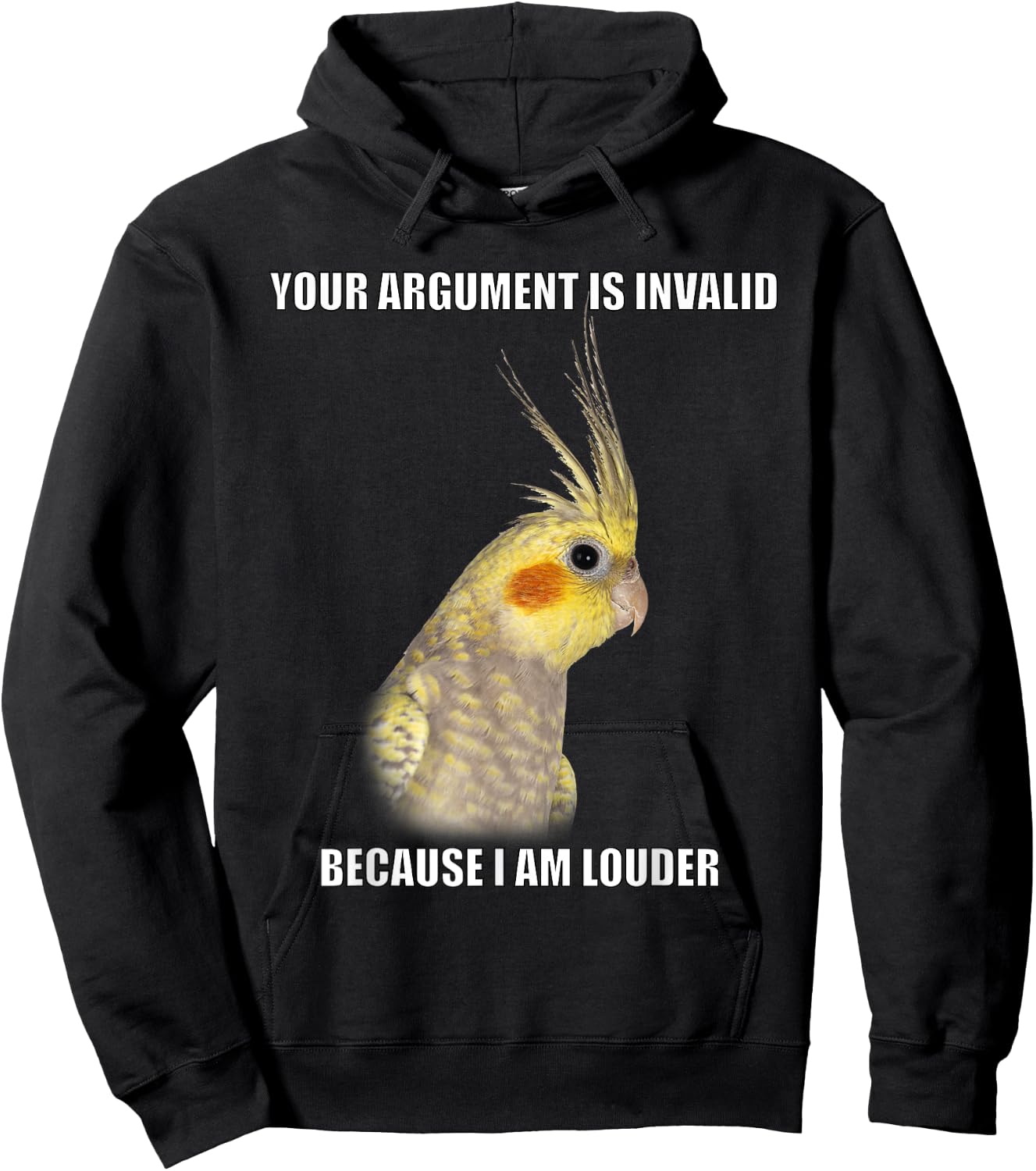 COCKATIEL Birds Funny Cockatiels Design Hoodie - Hoodie | Black