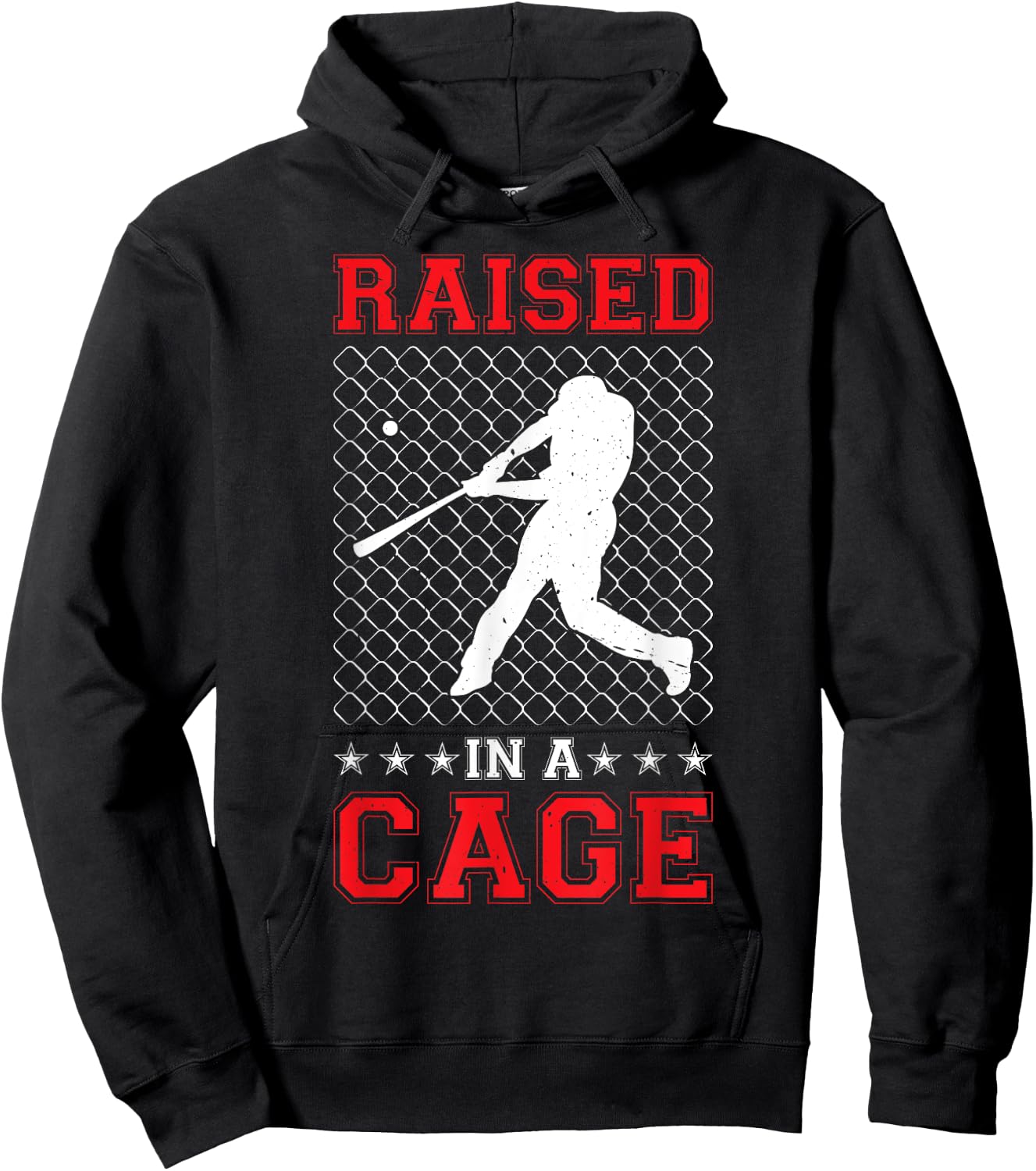 Raised In A Cage Hoodie - Hoodie | Black