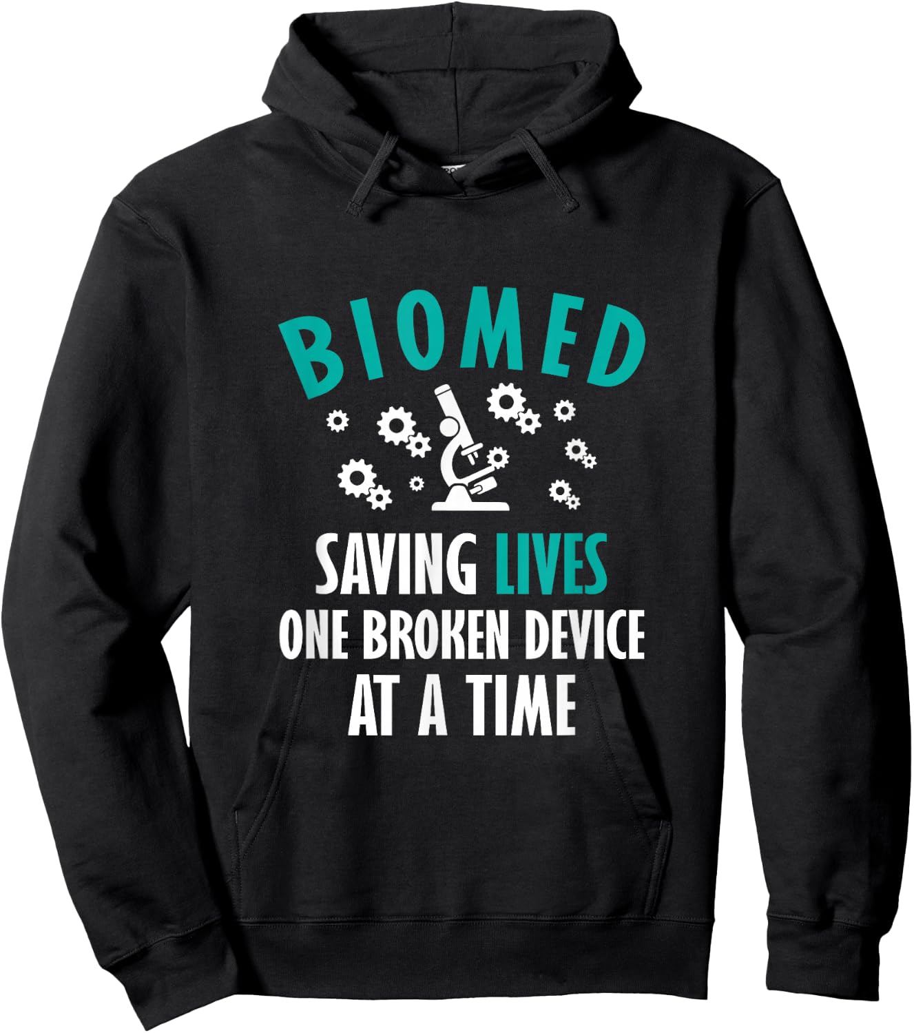 Funny Biomed Tech, Biomed Engineer, Biomedical Technician Hoodie - Hoodie | Black