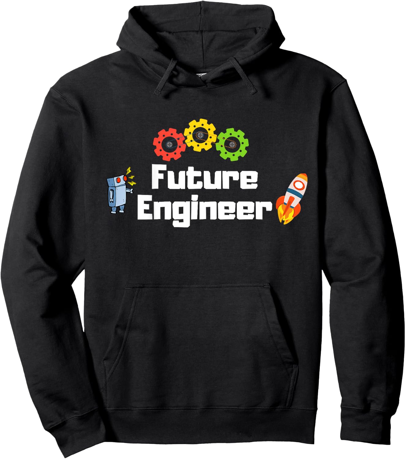 Future Engineer – STEM Gift Kids & Toddlers Hoodie - Hoodie | Black