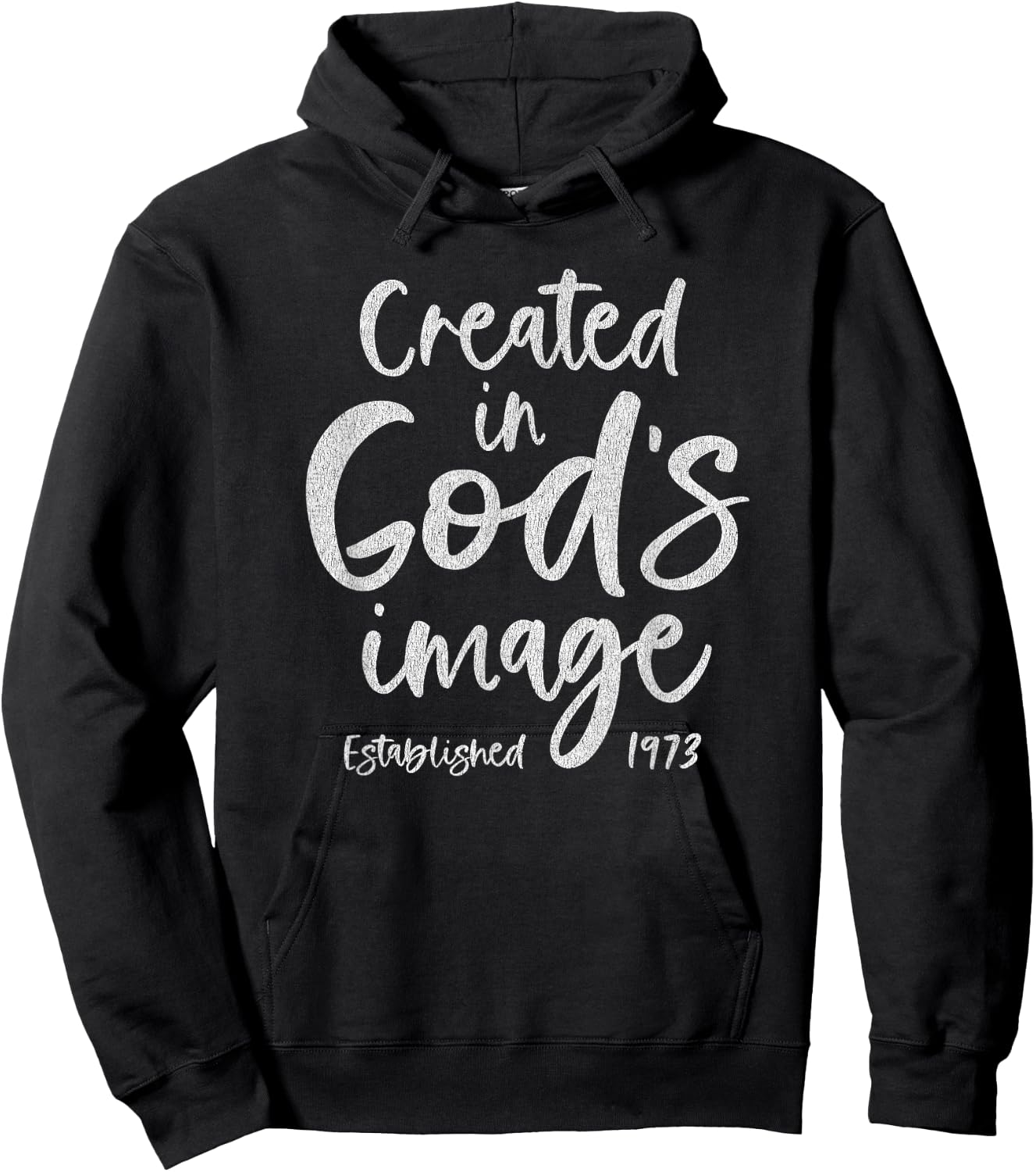 52 Year Old Christian Jesus and God 1973 52nd Birthday Hoodie - Hoodie | Black