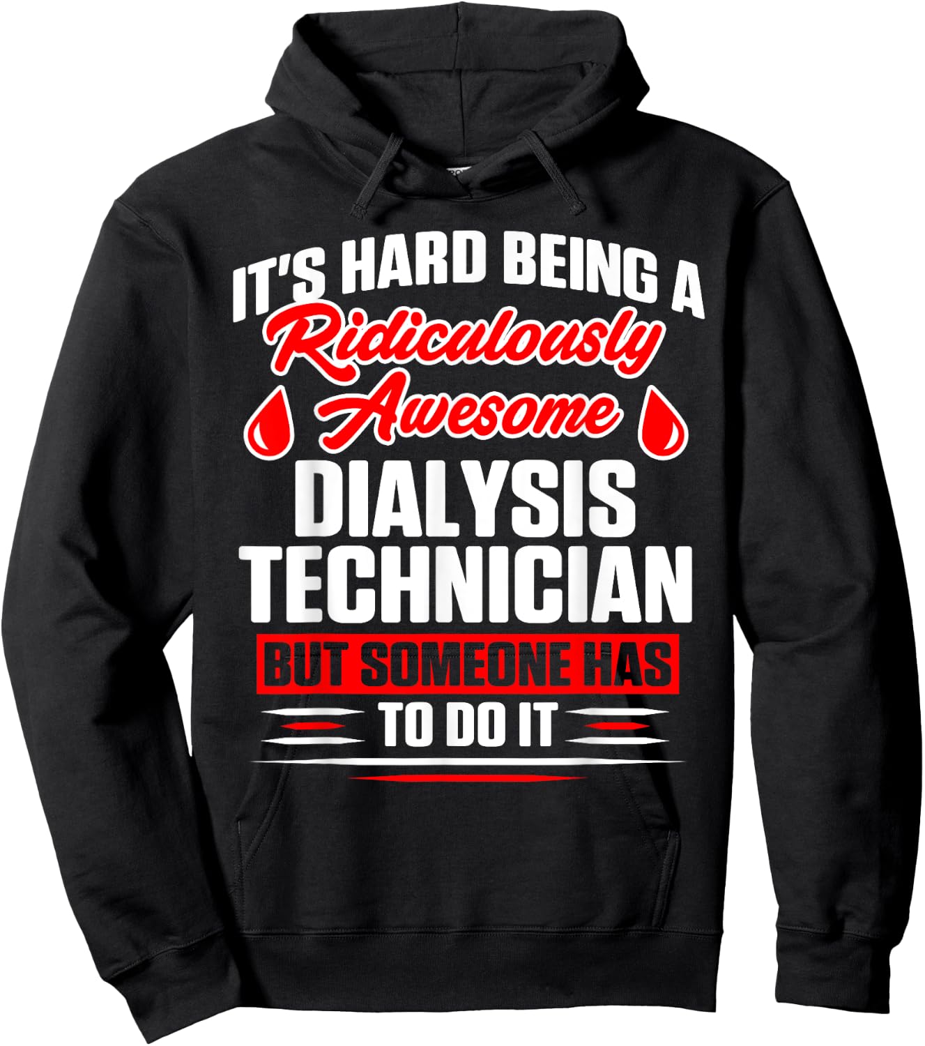 Dialysis Technician Awesome Nephrology Tech Hoodie - Hoodie | Black