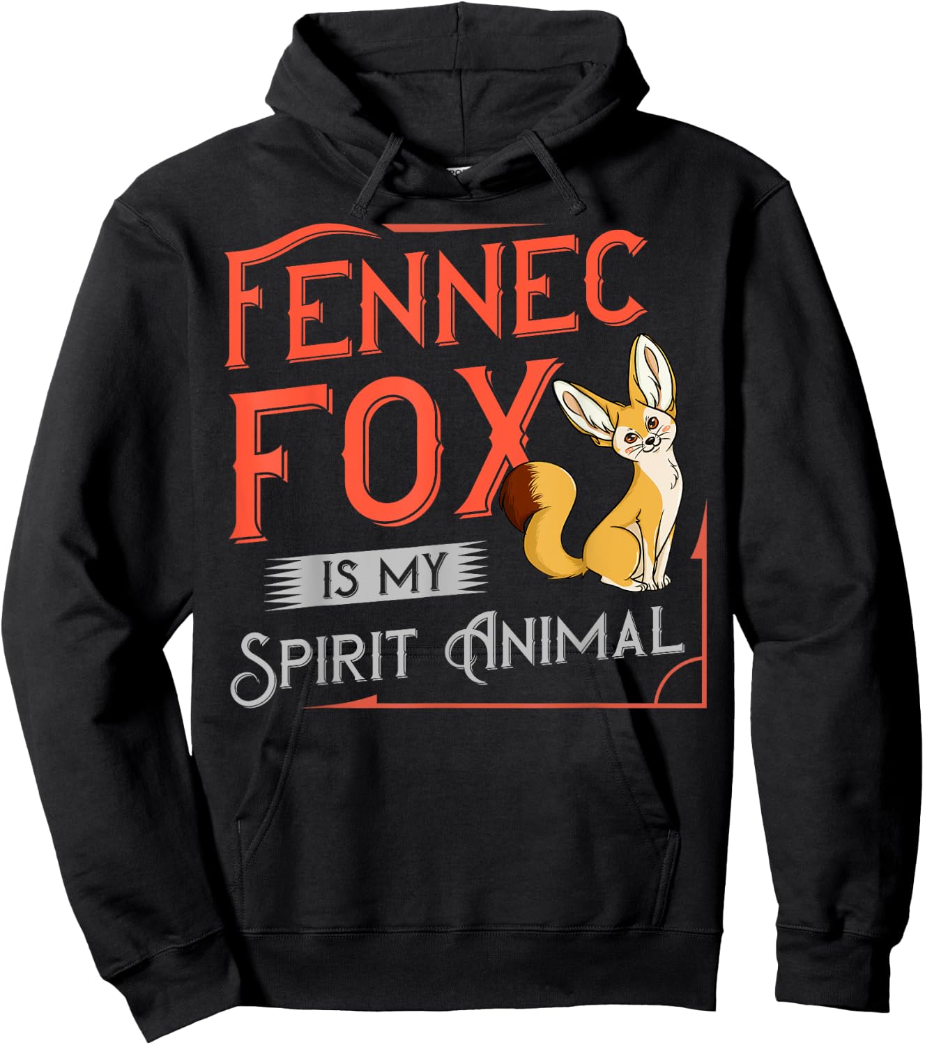 Fennec Fox Gift Foxes Animal Hoodie - Hoodie | Black