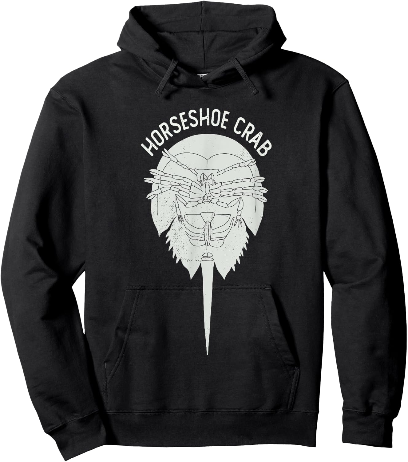 Horseshoe Crab Gift Biologists Hoodie - Hoodie | Black