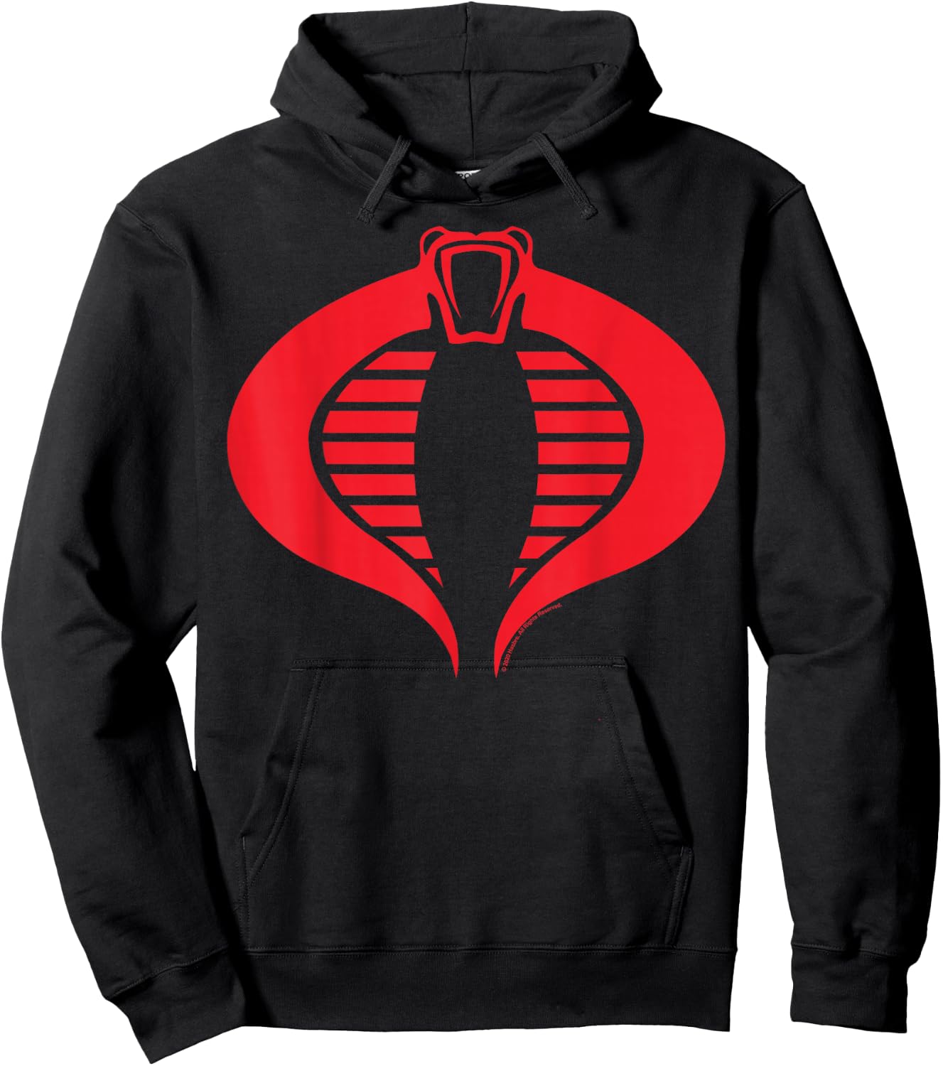 G.I. Joe Retro Silhouette Cobra Logo Small Hoodie - Hoodie | Black